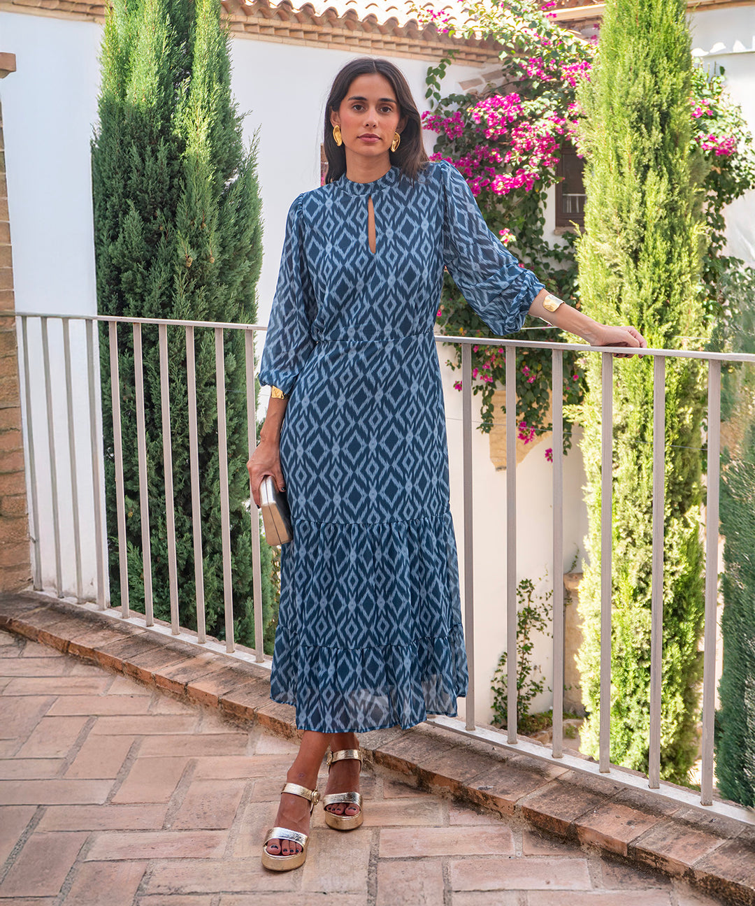 Vestido estampado Arezzo