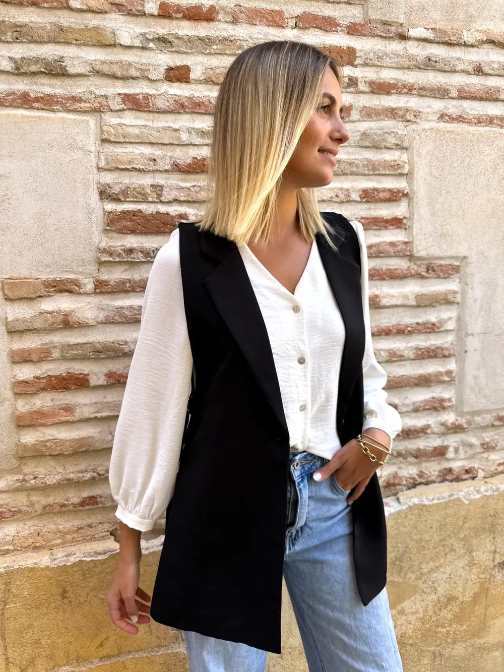 Blusa botones basic - alliwant 