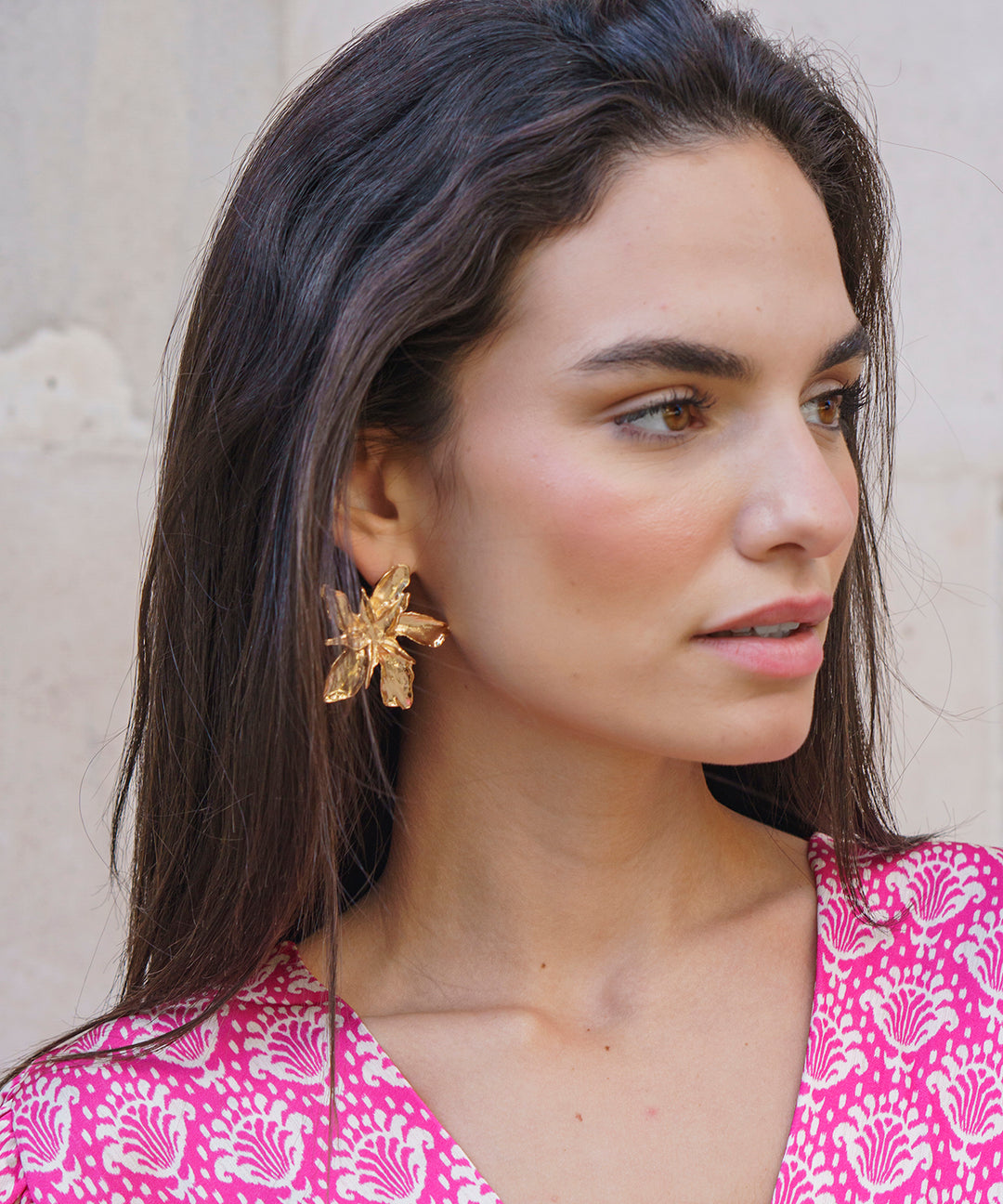 Large Flower Earring