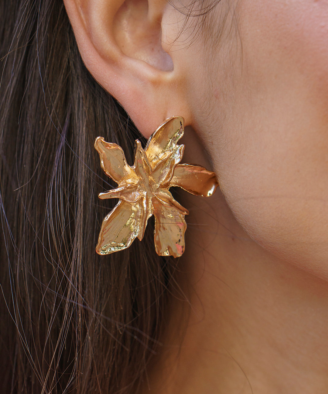 Large Flower Earring