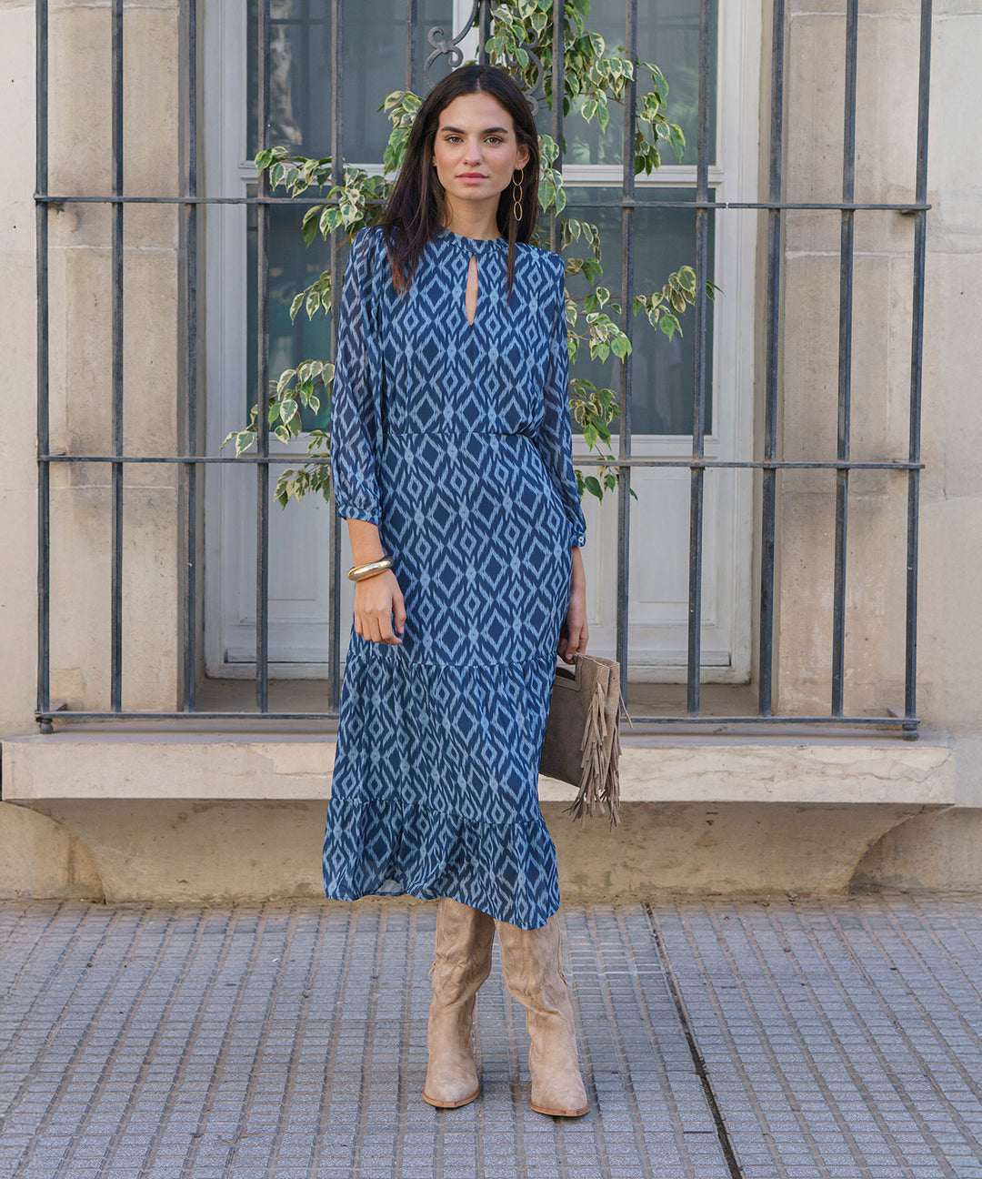 Vestido estampado Arezzo