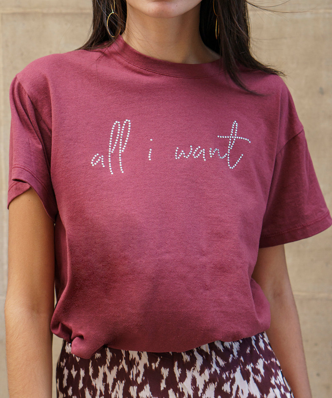 Camiseta glitter alliwant