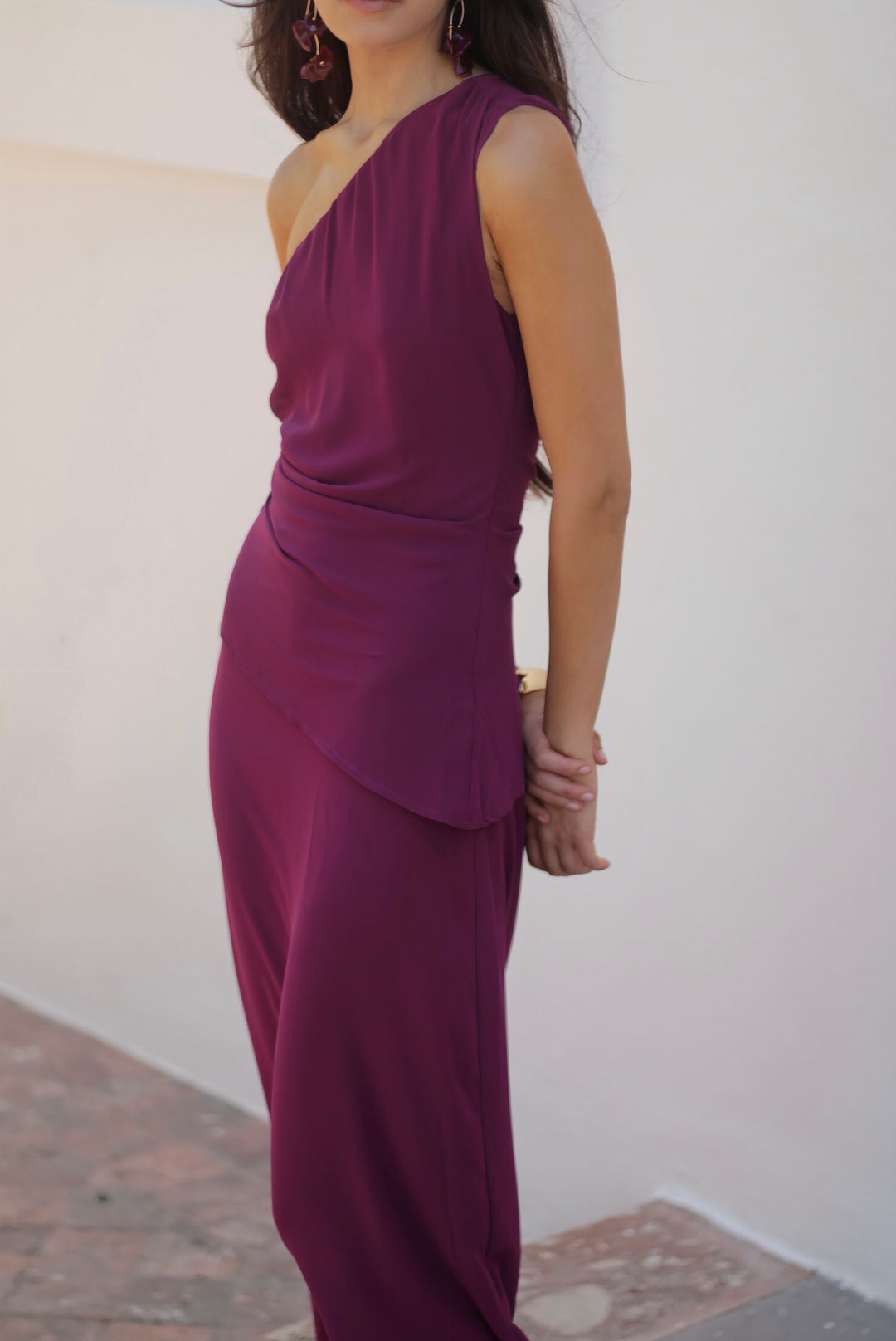 Vestido Bravia ciruela
