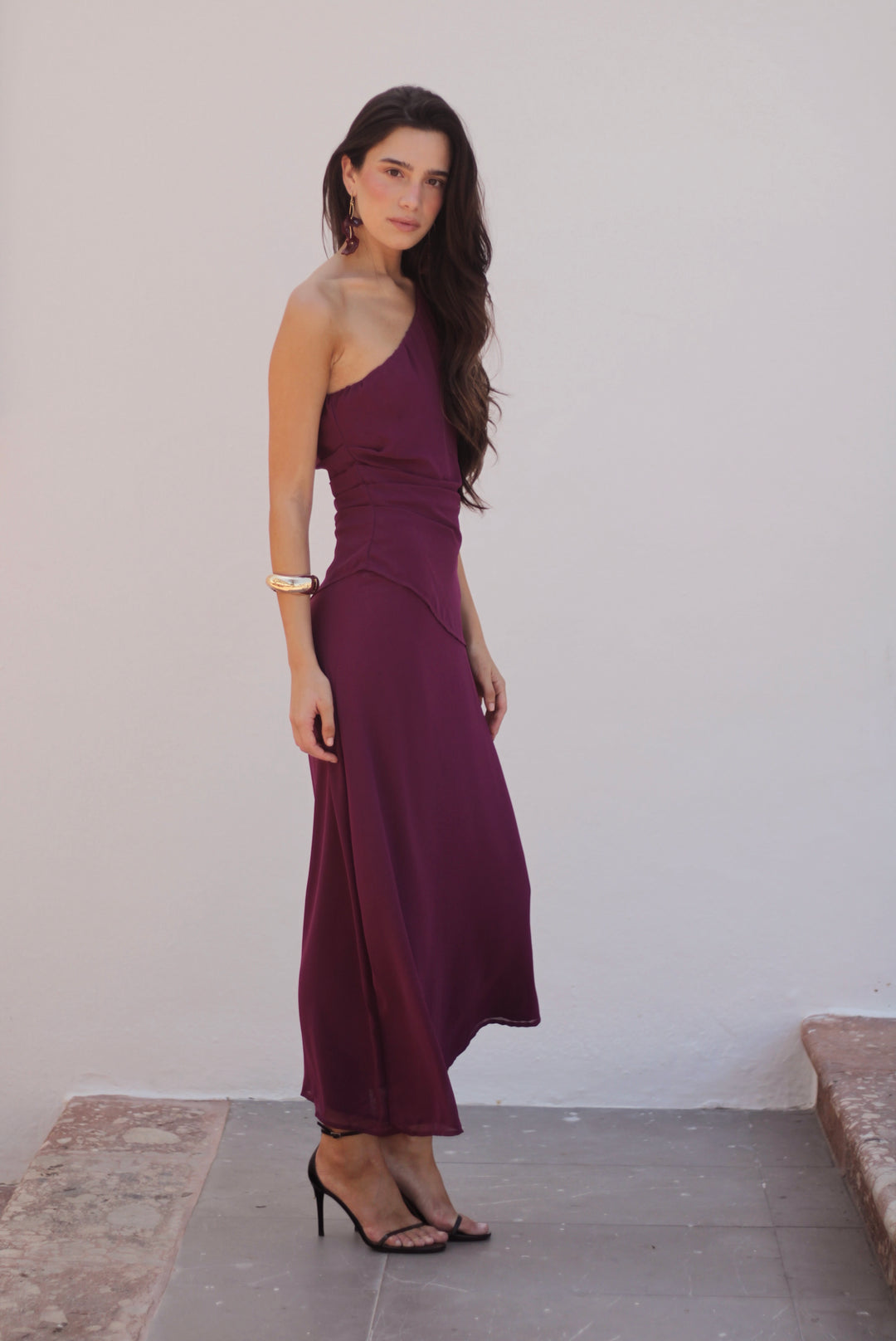 Vestido Bravia ciruela
