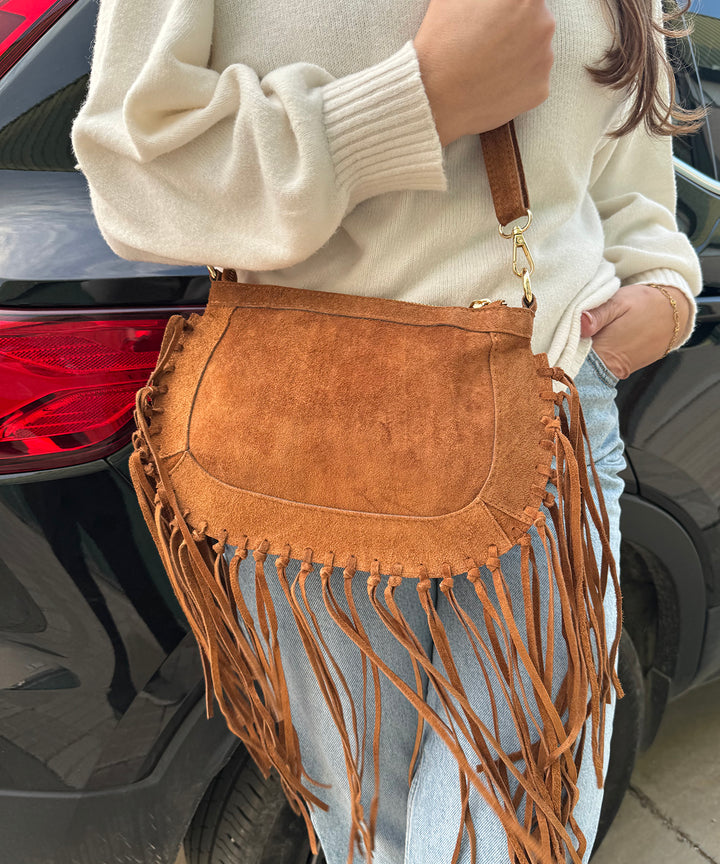 Tesa fringe shoulder bag