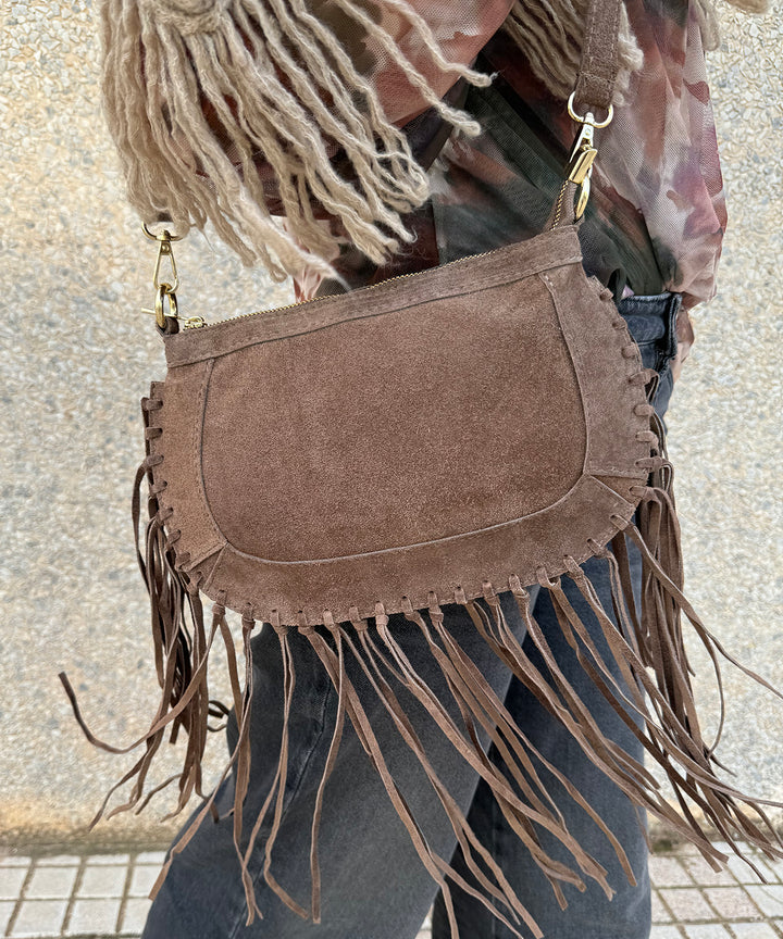 Tesa fringe shoulder bag