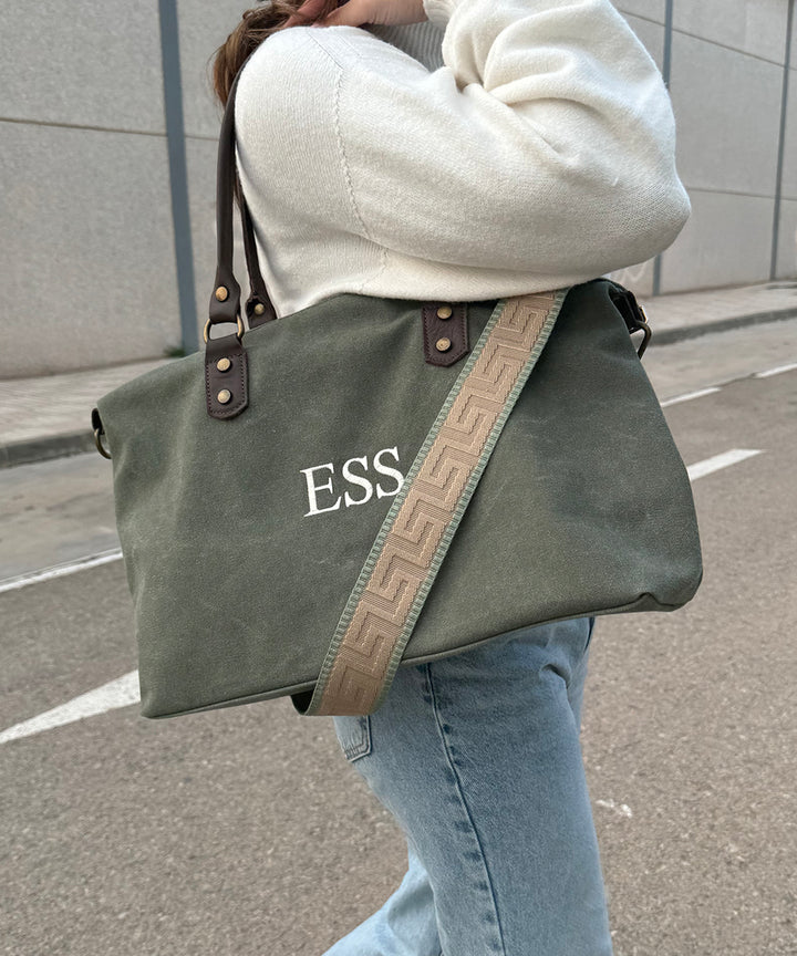 Customizable canvas bag