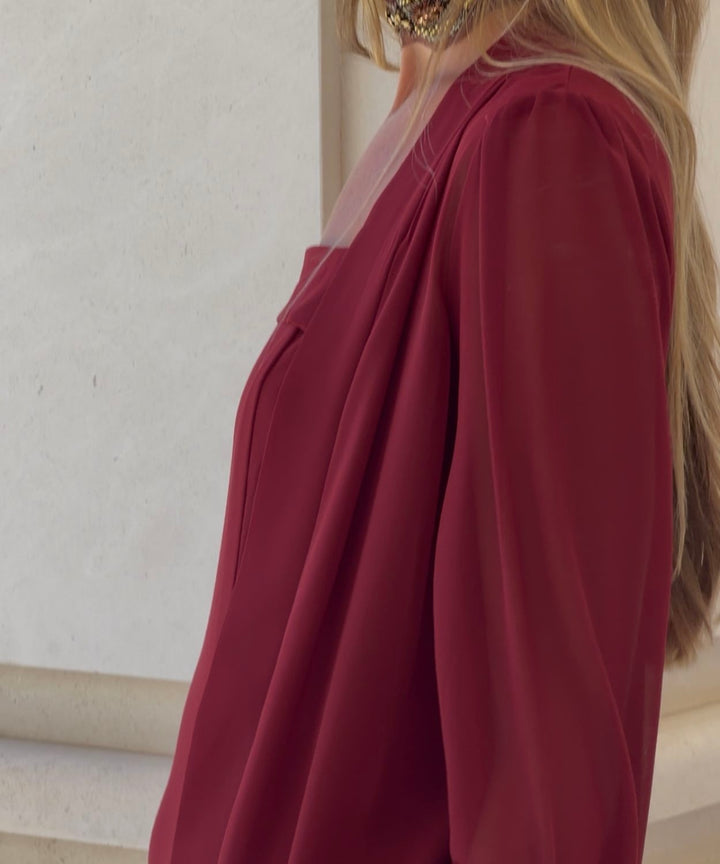Kimono gasa Borgoña