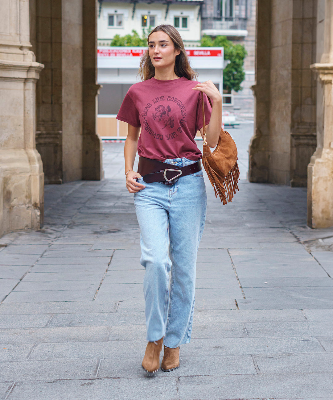 Camiseta herradura cowgirl alliwant