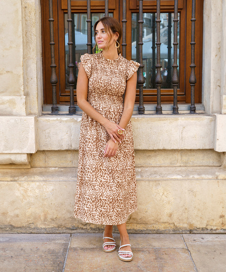 Vestido Turin animal print