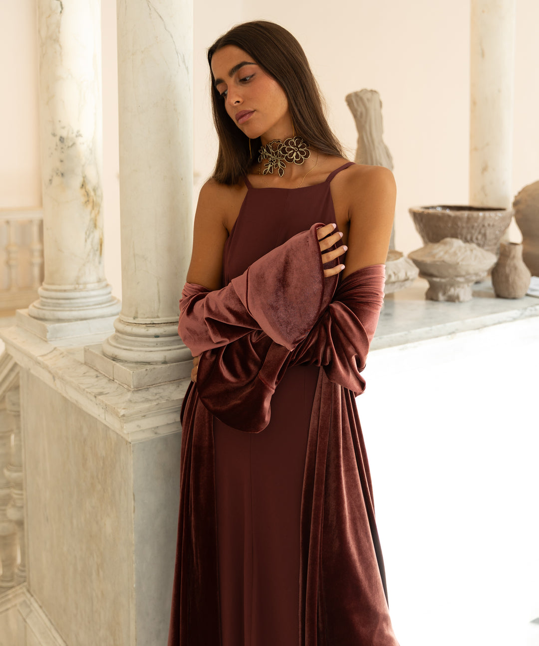 Vestido Erika barolo