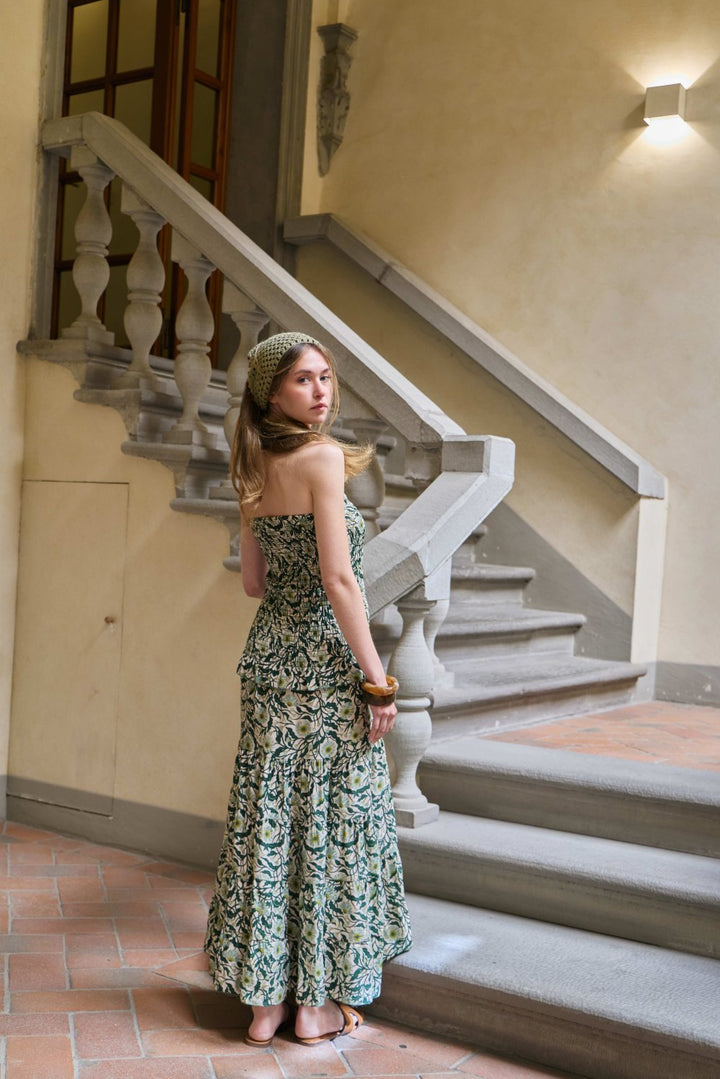 Vestido largo estampado Brezza alliwant