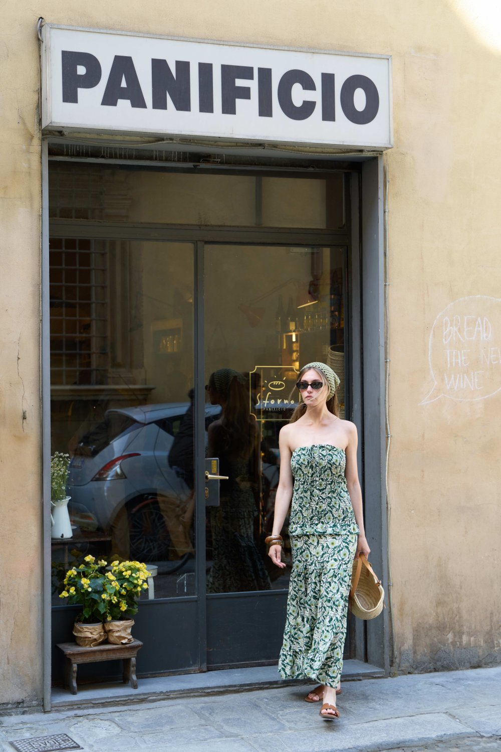 Vestido largo estampado Brezza - alliwant
