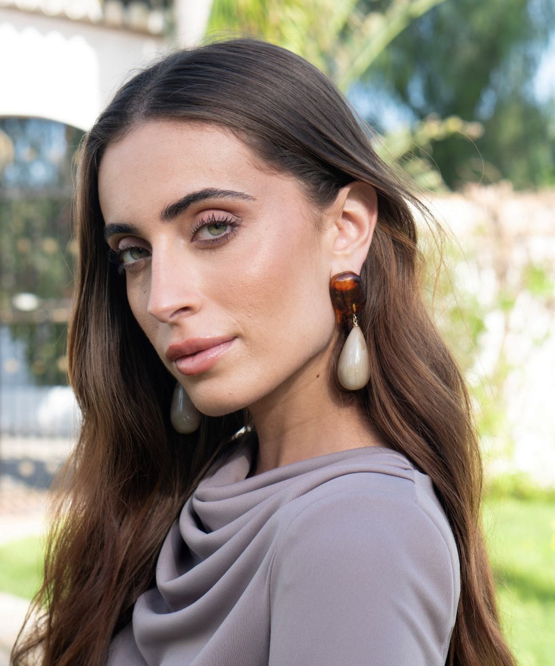 Pendiente largo Ambar