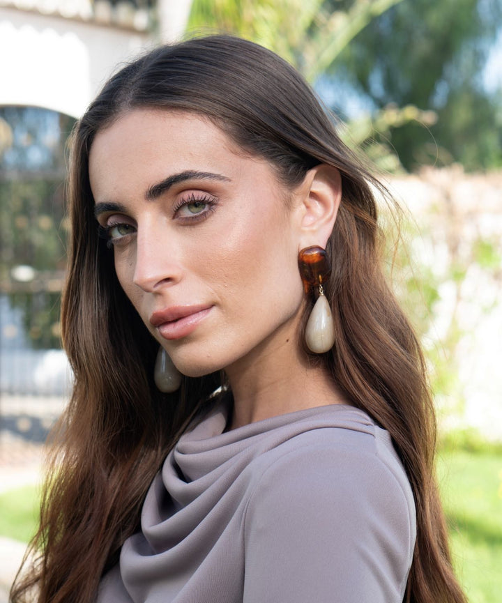 Pendiente largo Ambar