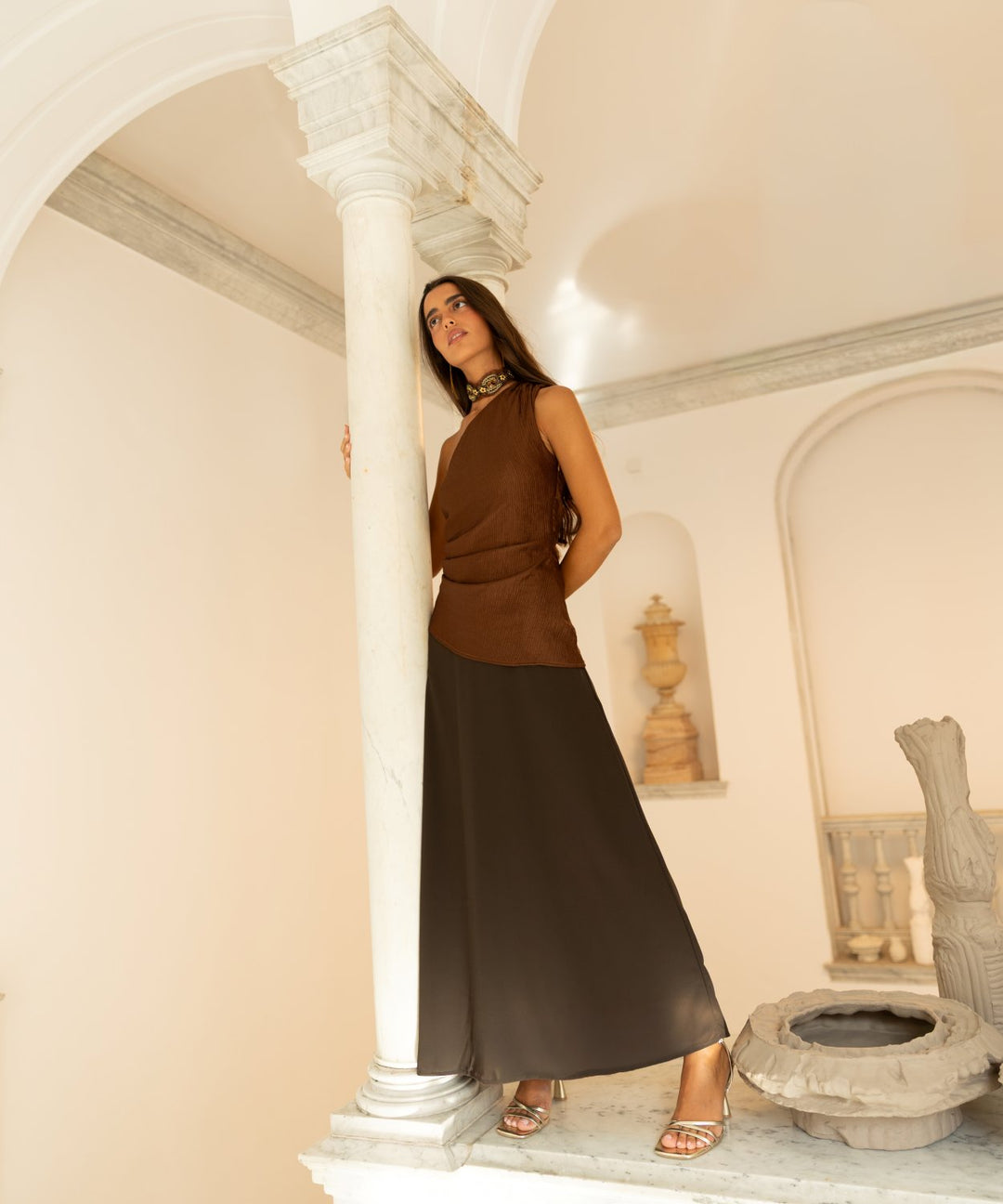 Vestido Blair chocolate