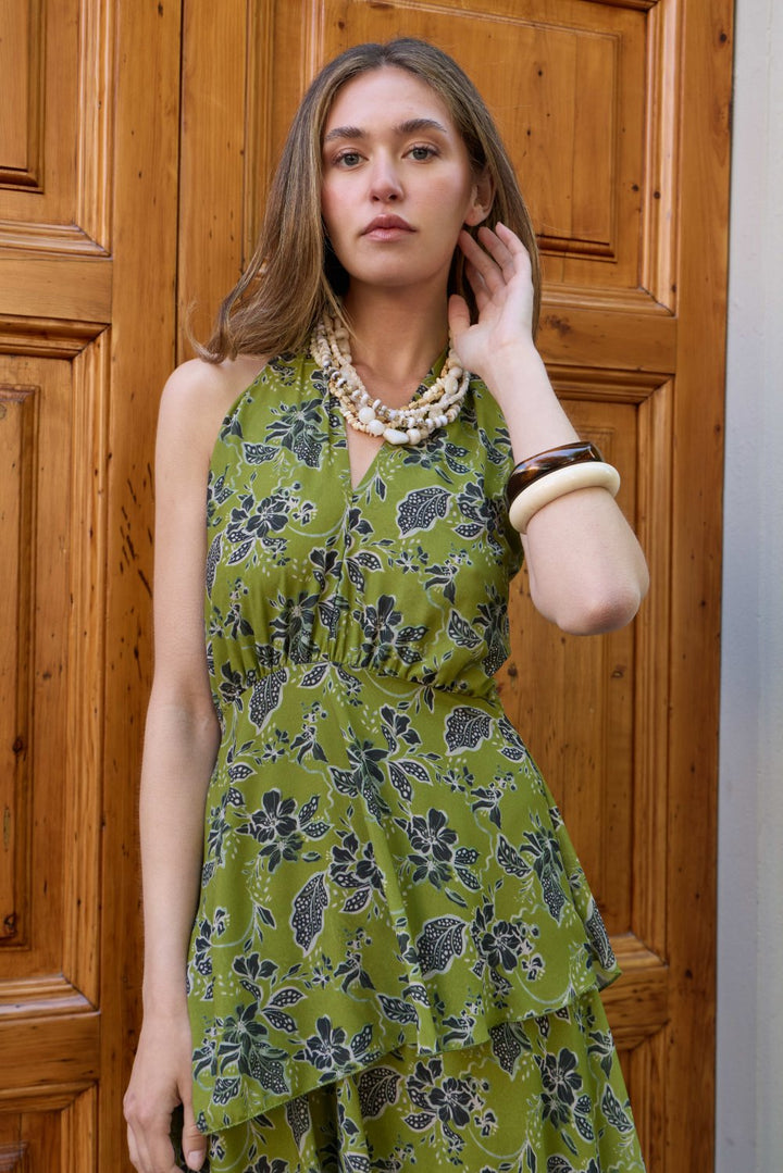Vestido estampado floral Allegra