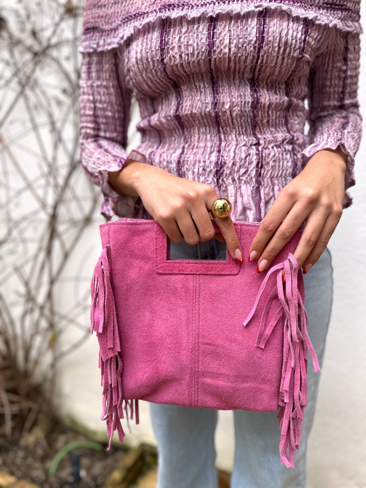 Bolso flecos ante outlet