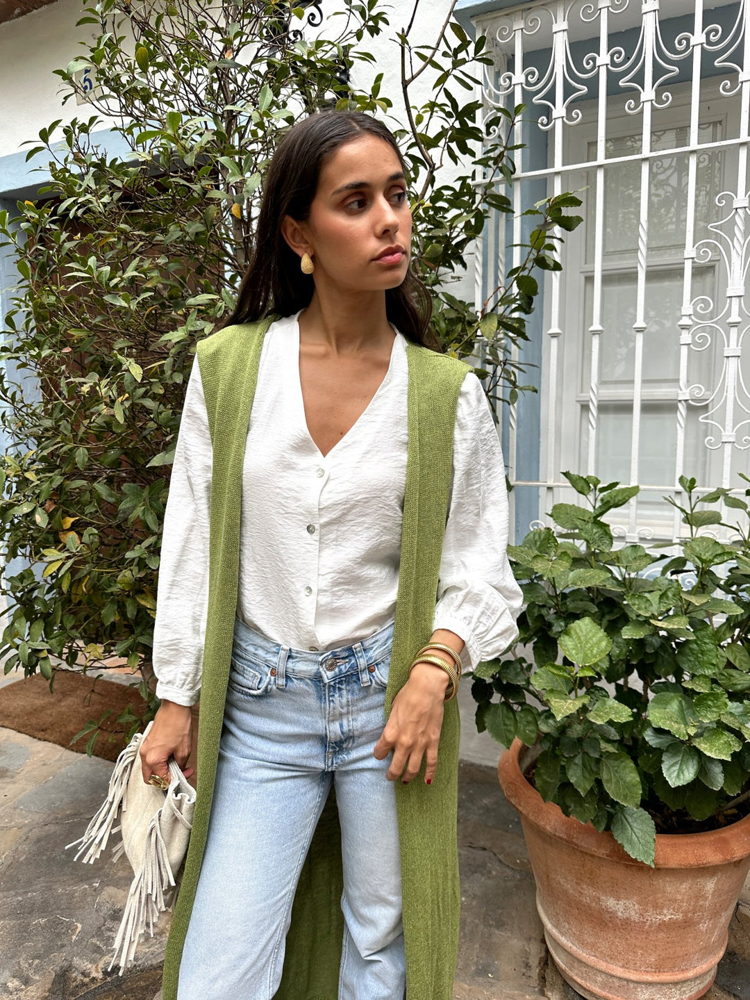 De Lana Mujer Cardigan Chaleco Mujer Chaleco Mujer MercadoLibre