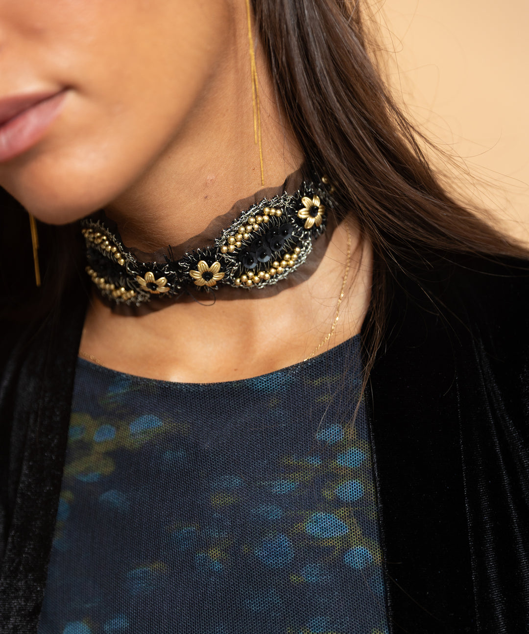 Choker de tul Masquerade
