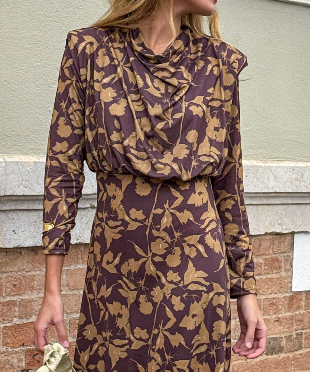 Vestido Costanza  marron