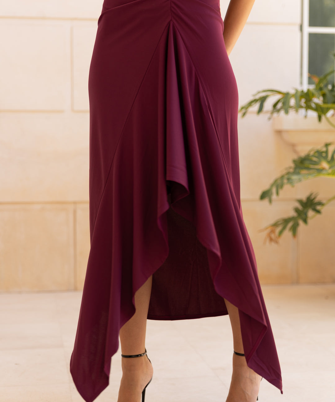 Plum Carnation Dress