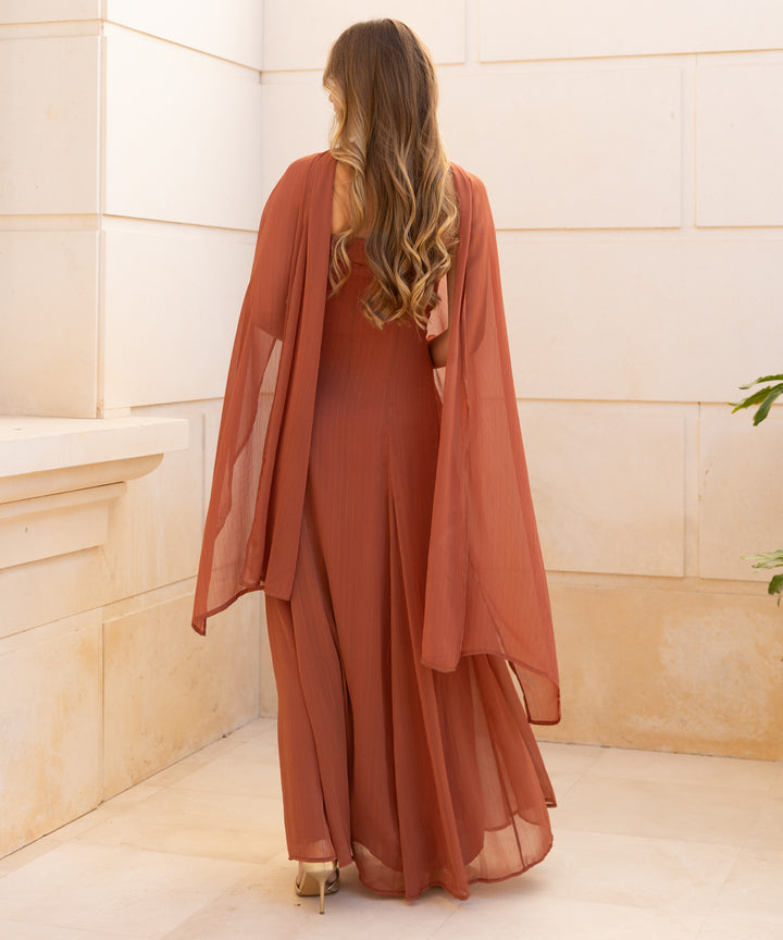detalle de trasera chal lurex paola alliwant