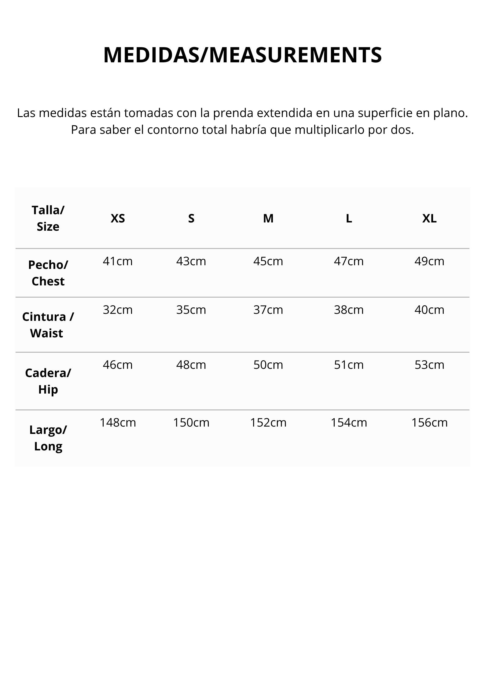 Tabla de Medidas >>