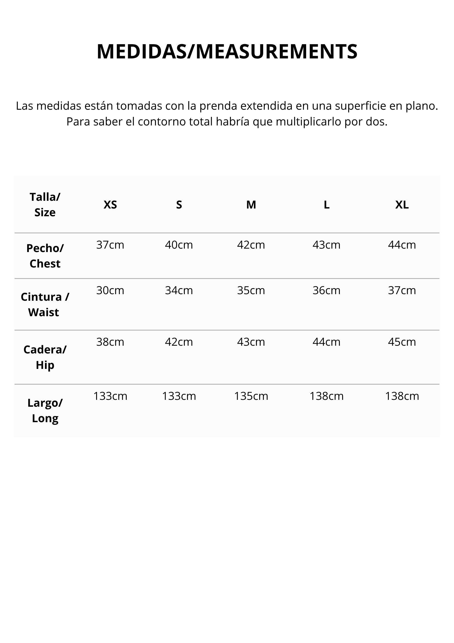 Tabla de Medidas >>