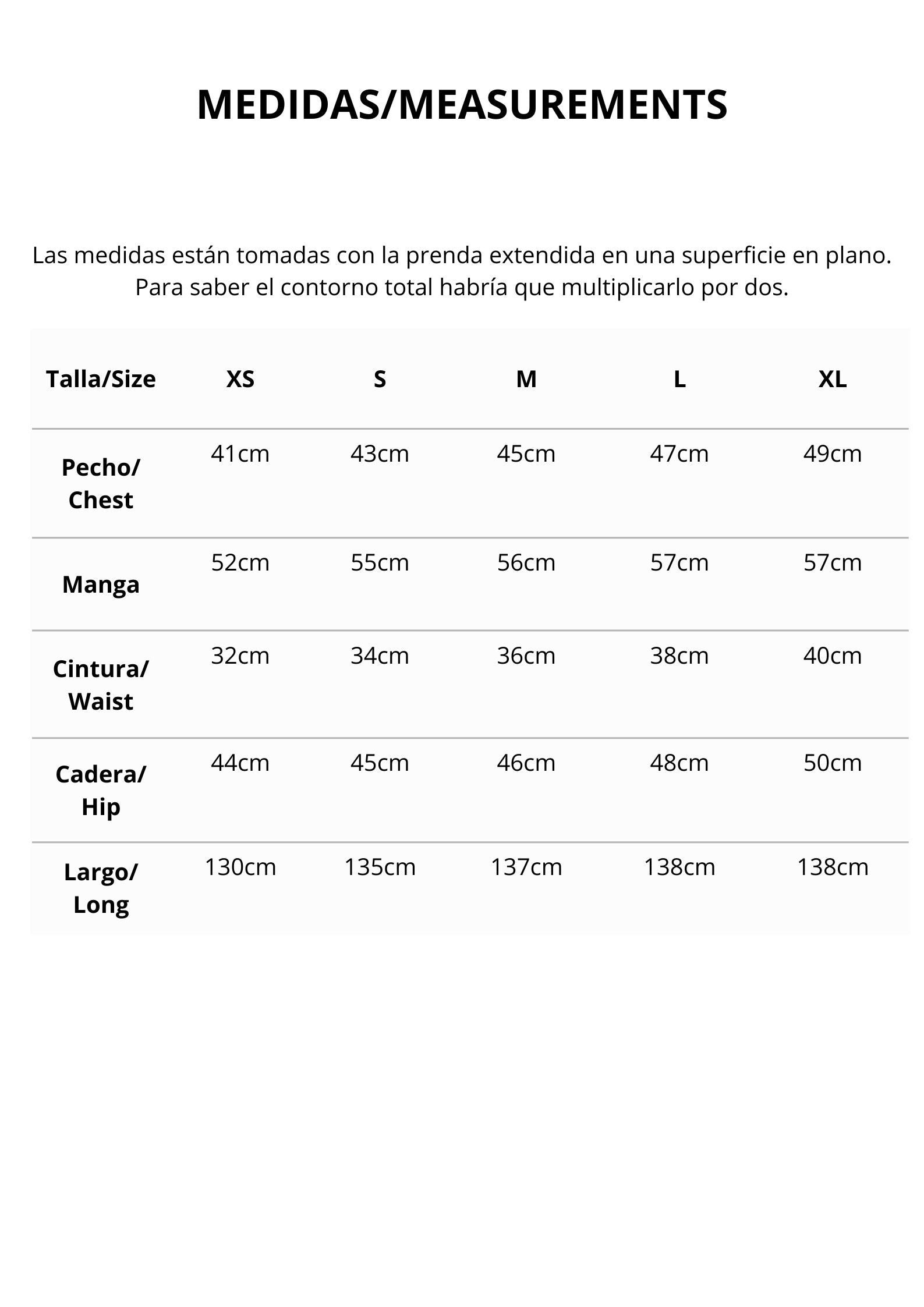 Tabla de Medidas >>