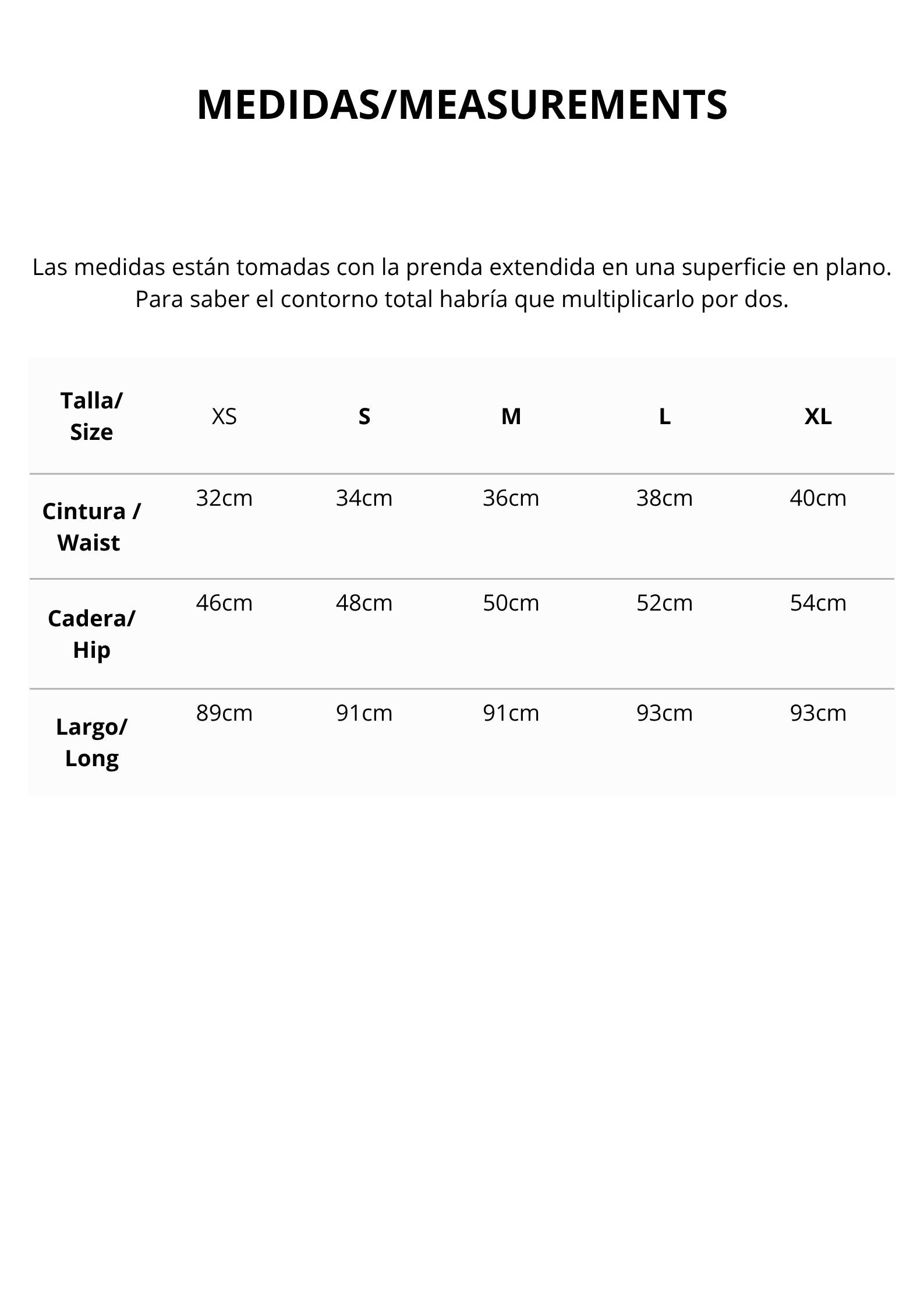 Tabla de Medidas >>