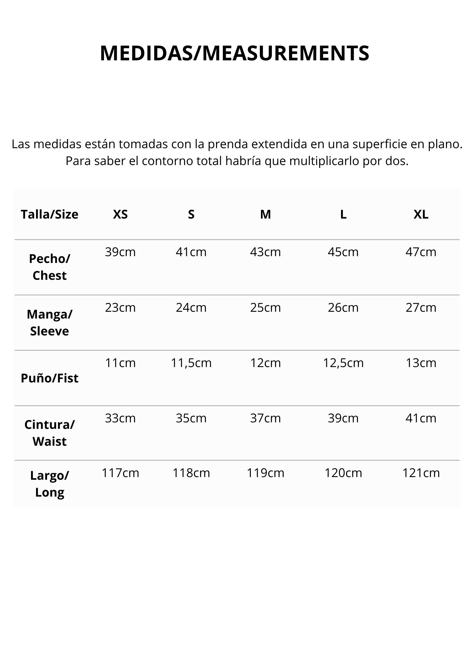 Tabla de Medidas >>