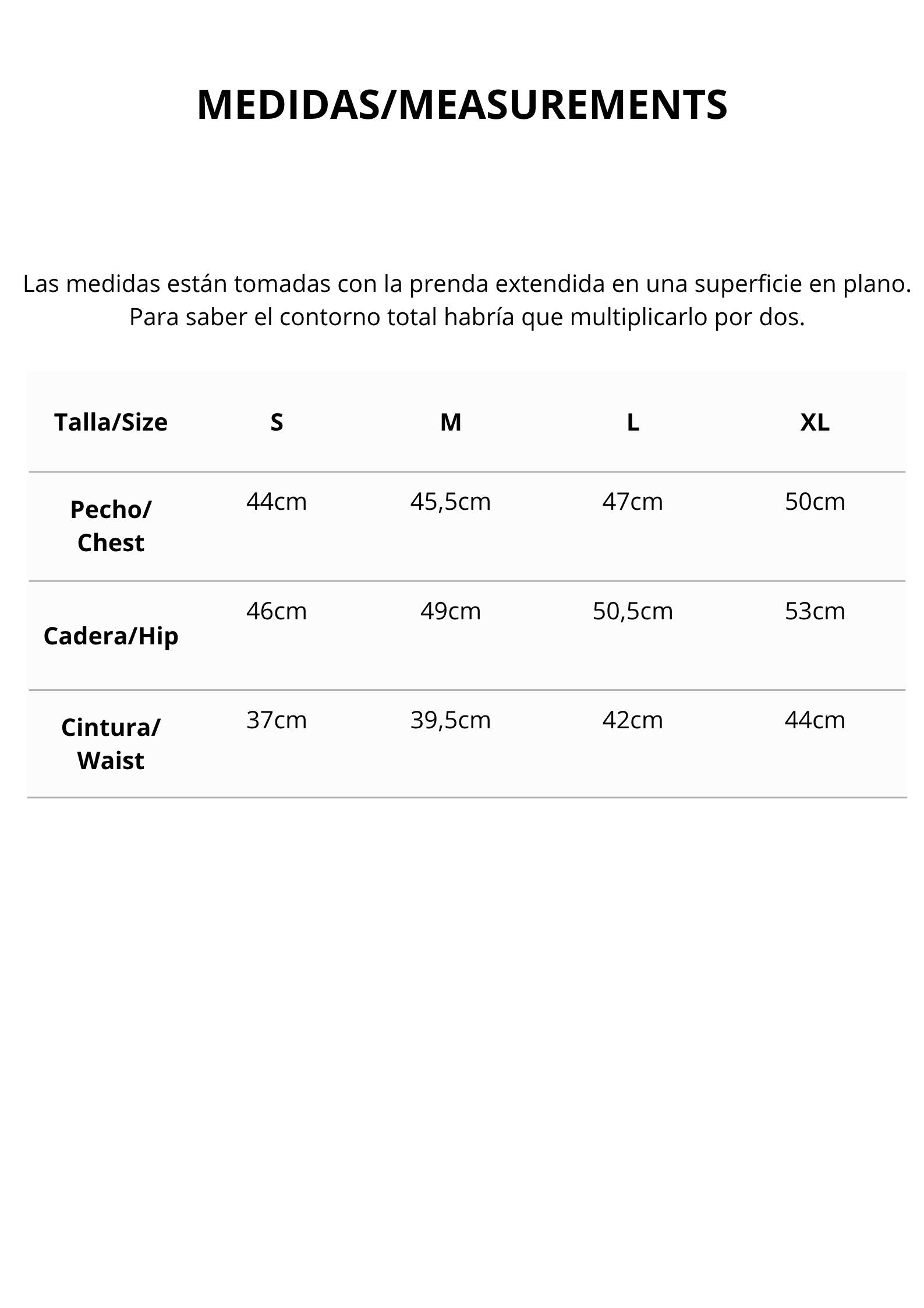 Tabla de Medidas >>